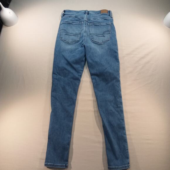 American Eagle Women’s Super High-Rise Jegging Next Level Stretch Size 4 - Picture 9 of 9